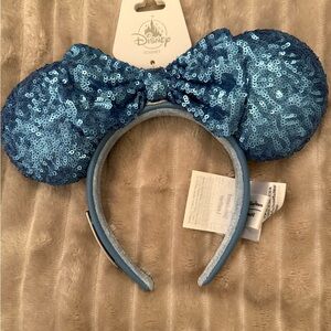 Loungefly Disney Park Shimmering Blue Sequin Headband